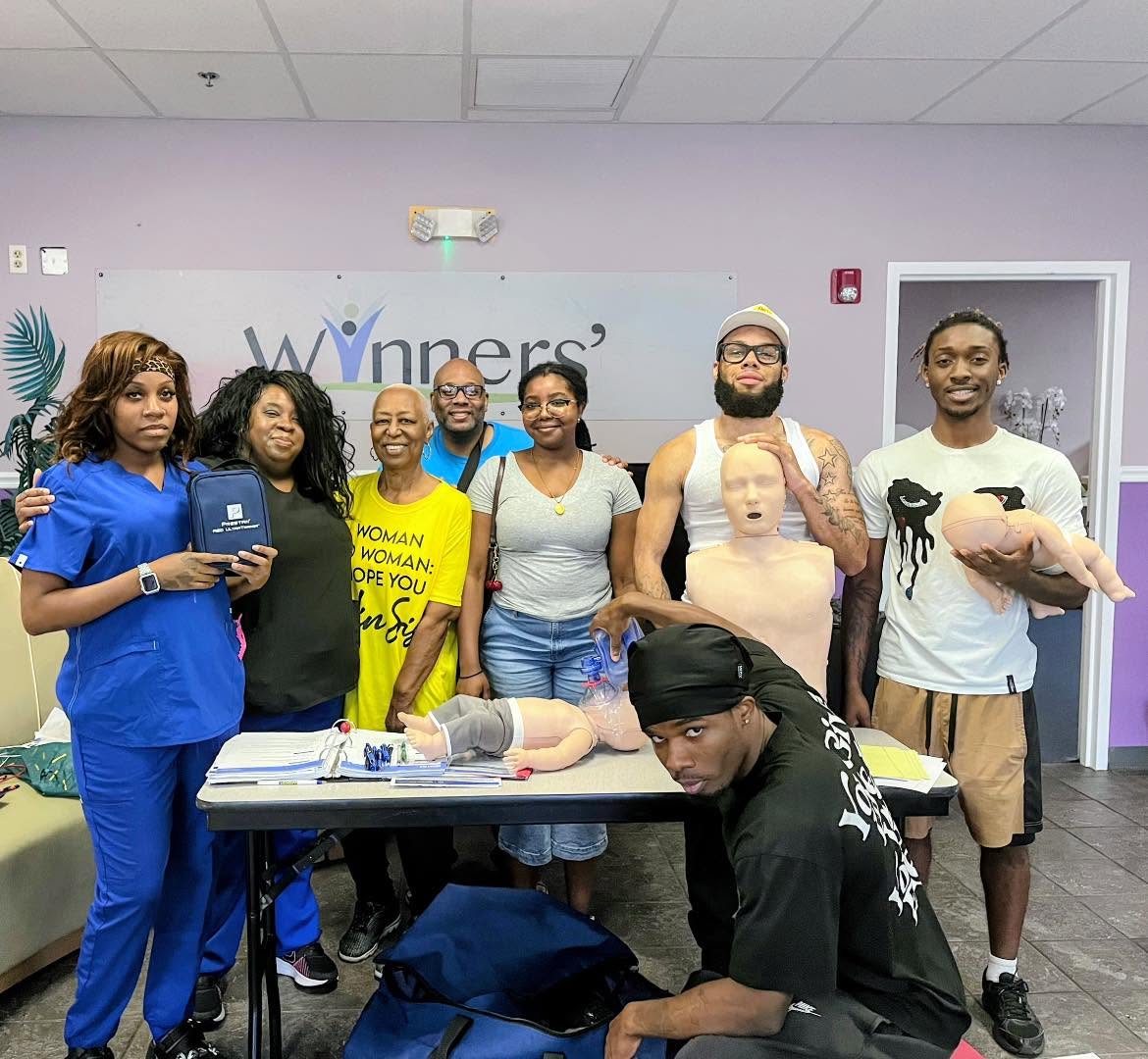 Winners' Resource Center outreach event