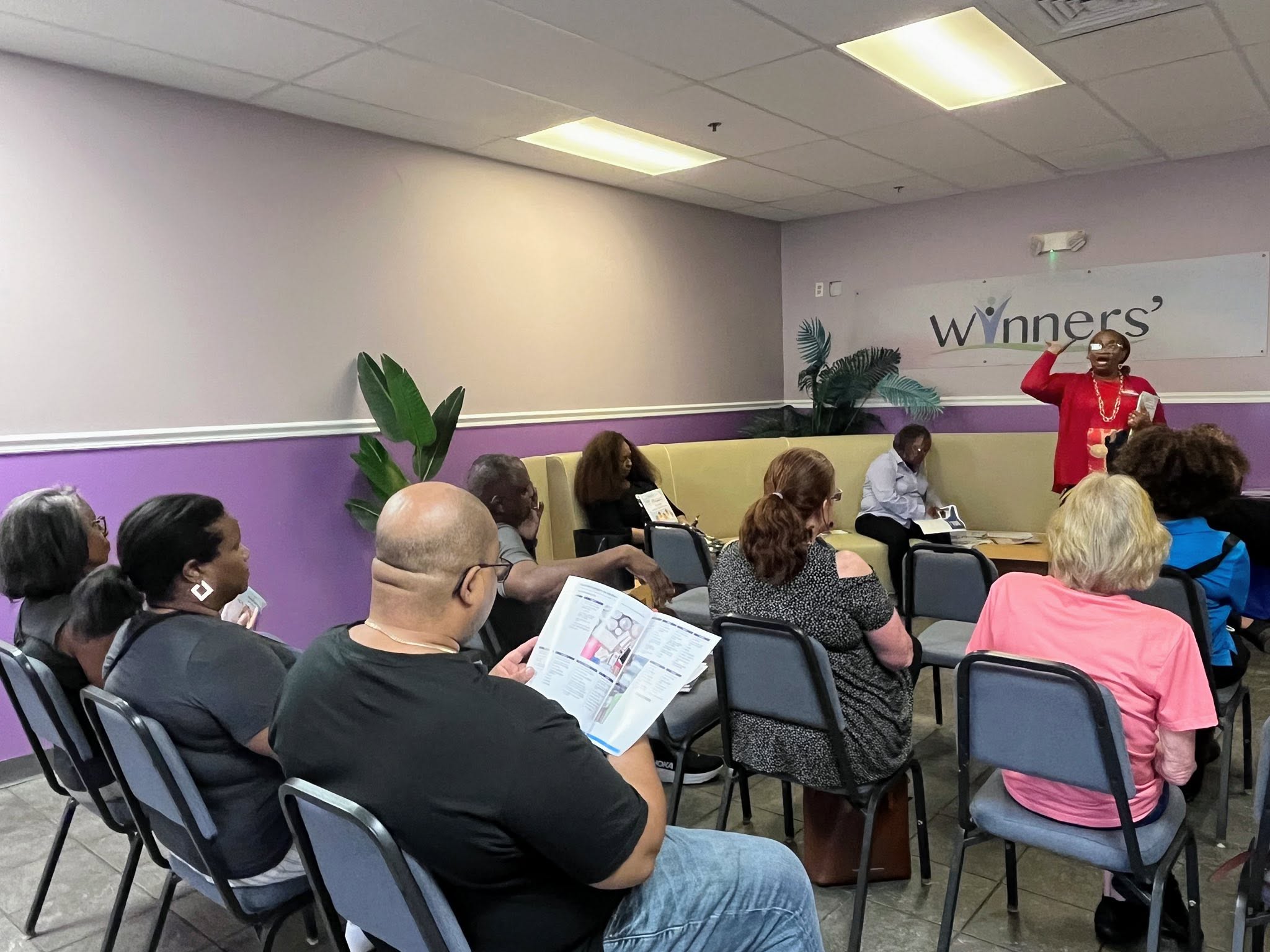 Winners' Resource Center outreach event